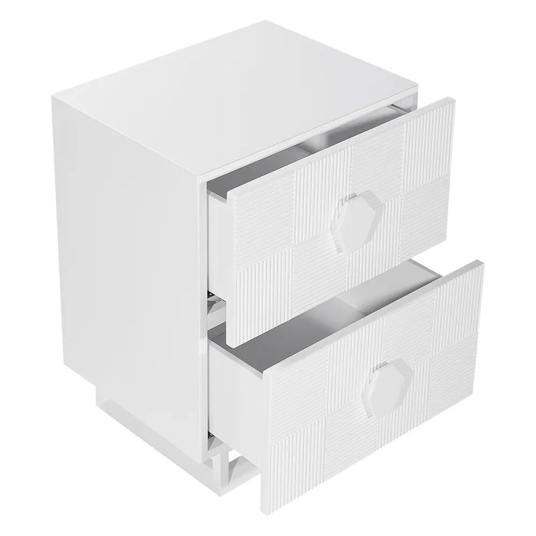 Alton Bedside Table Small White - 33278