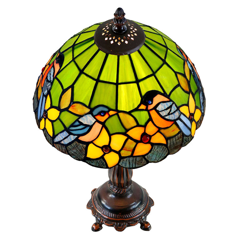 Elara Bluebird Tiffany Table Lamp Small - TL-102341-615S