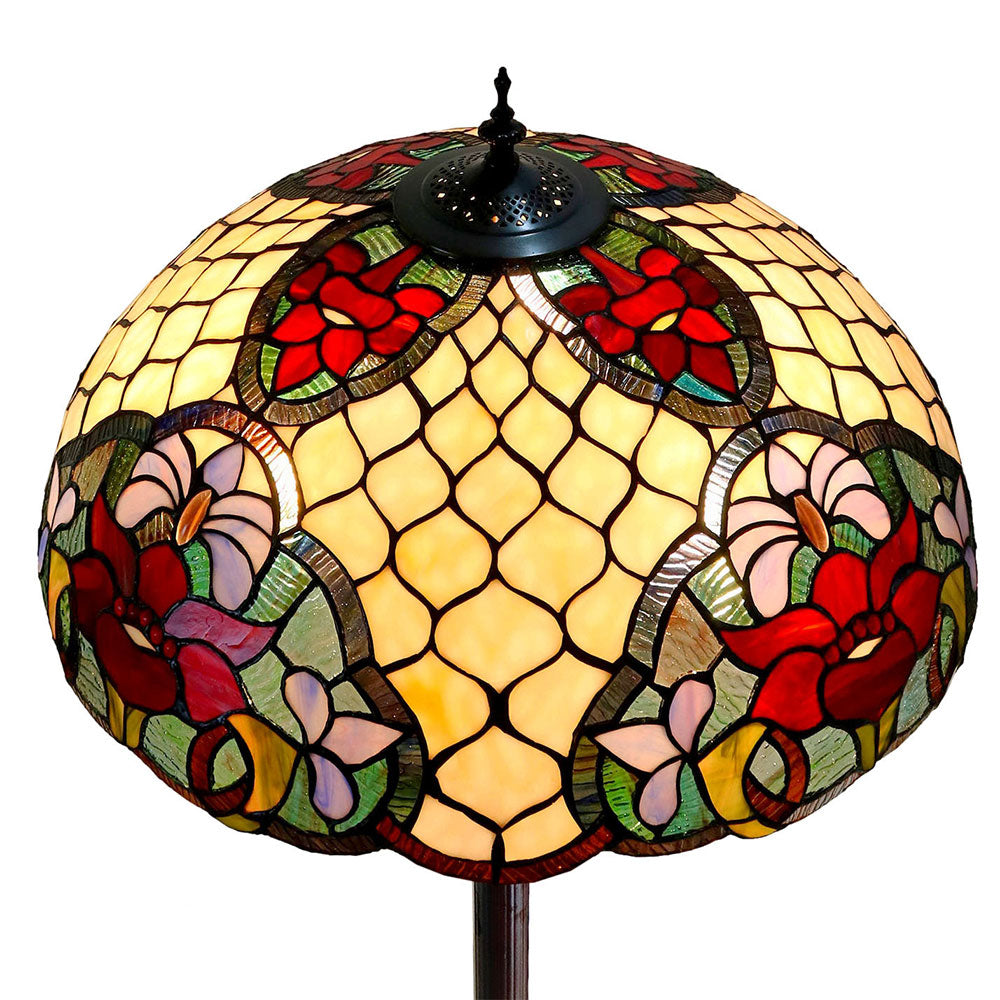 Alicia Tiffany Floor Lamp - TL-F20053-KG