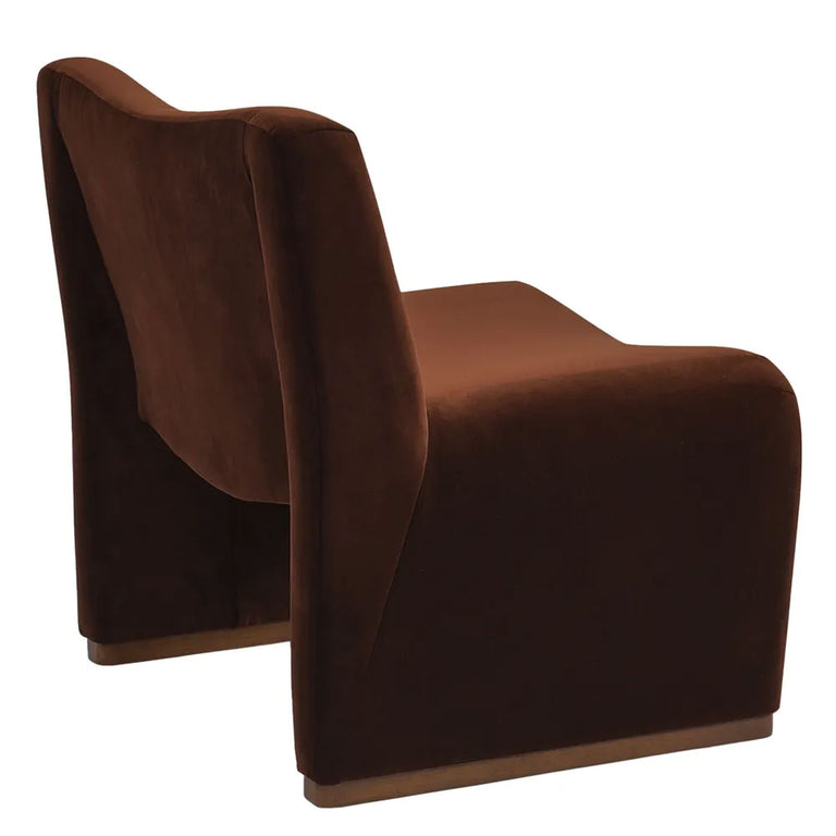 Beau Occasional Chair Dark Chocolate Velvet - 33071