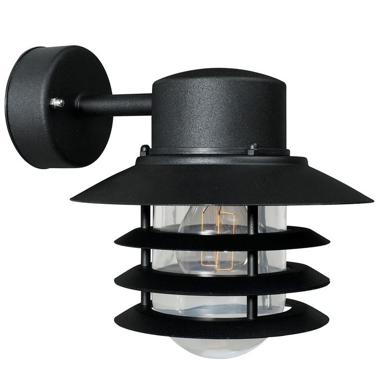 Vejers Down Wall Light Black - 74471003