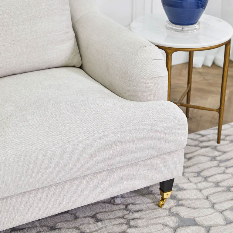 Aerin 3 Seater Sofa Natural Linen - 33081