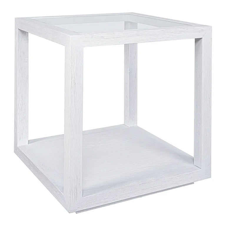 Sadie Square Side Table Large White - 33314