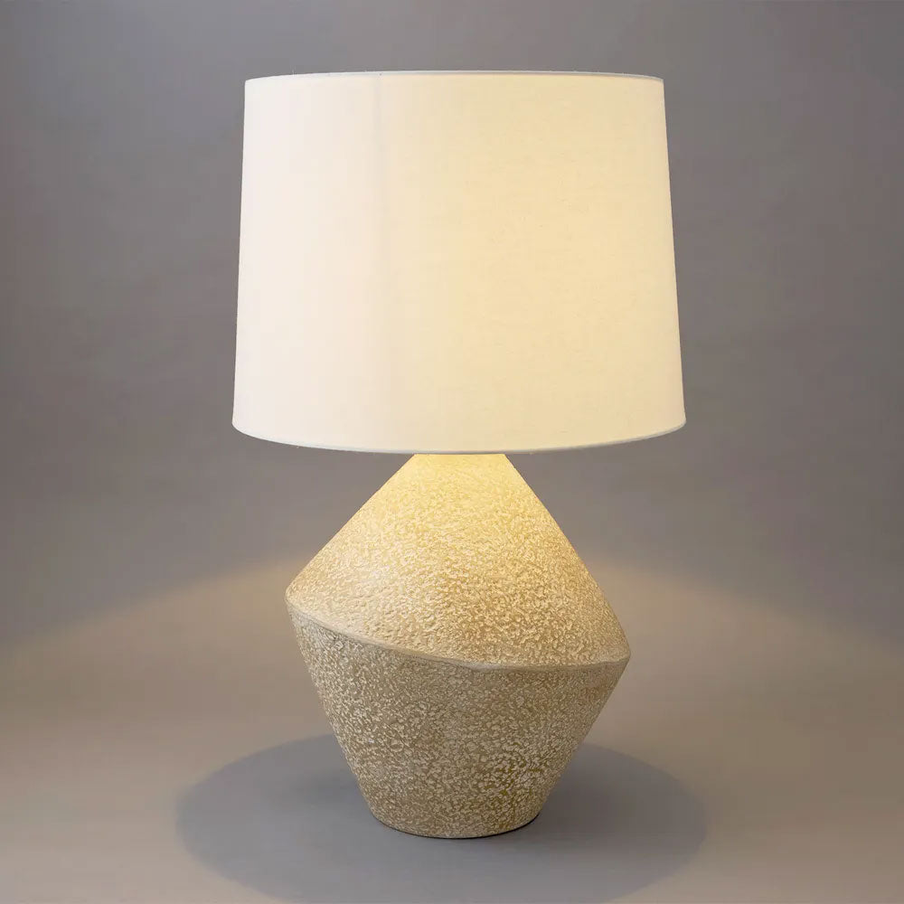 Cordoba Table Lamp Sand / White - 12463