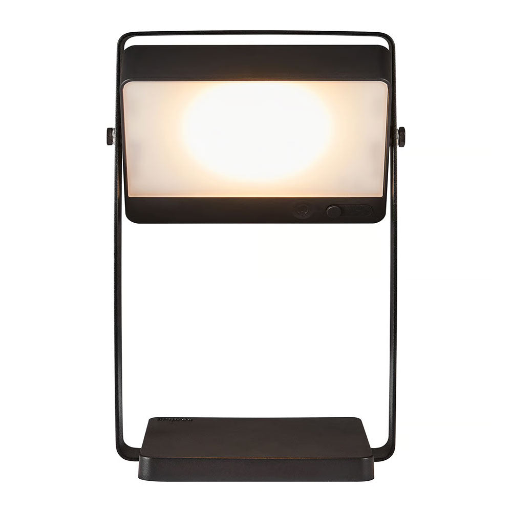 Saulio Solar LED Rechargeable Battery Light Black - 2418035003