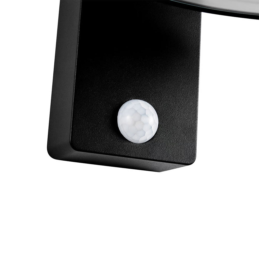 Justina LED Solar Wall Light With Motion Sensor Black - 2418071003