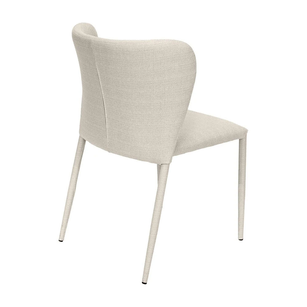 Foley Dining Chair Set Of 2 Natural With Fabric Legs - 33061
