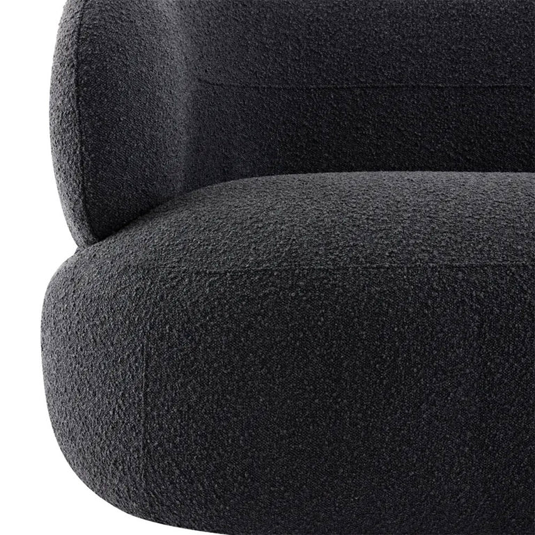 Greenwich 3 Seater Sofa Black Onyx Boucle - 33225