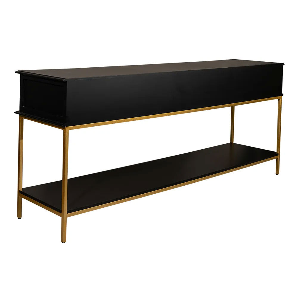 Aimee Large Console Table Black - 33033