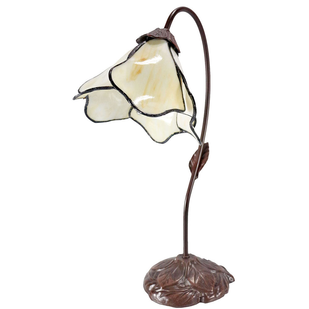 Tiffany Single Lotus Table Lamp Beige - TL-AL-6RC