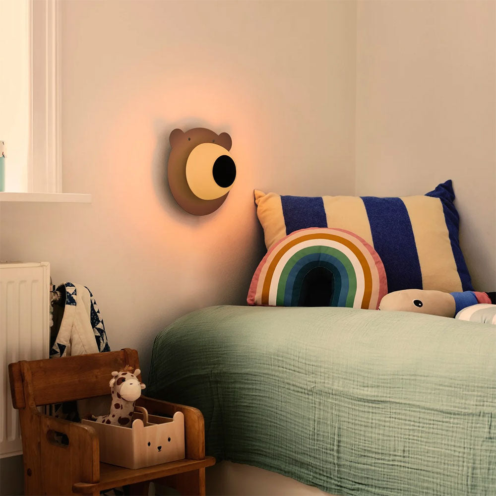 Bruna Bear Wall Light Brown - 2312951018