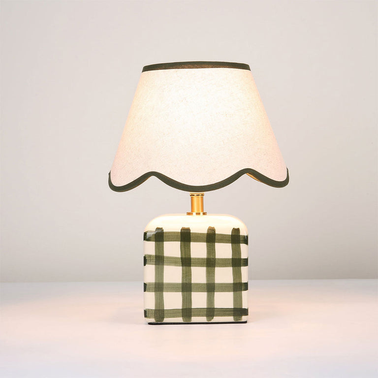 Romy Ceramic Table Lamp Set of 2 Green - LL-27-0299GN