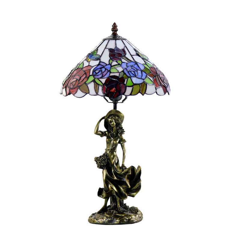 Hannah Figurine Tiffany Table Lamp - TL-2324-1379