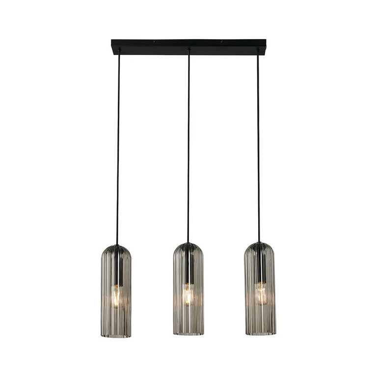 Miella 3 Light Pendant Smoked - 2412533047