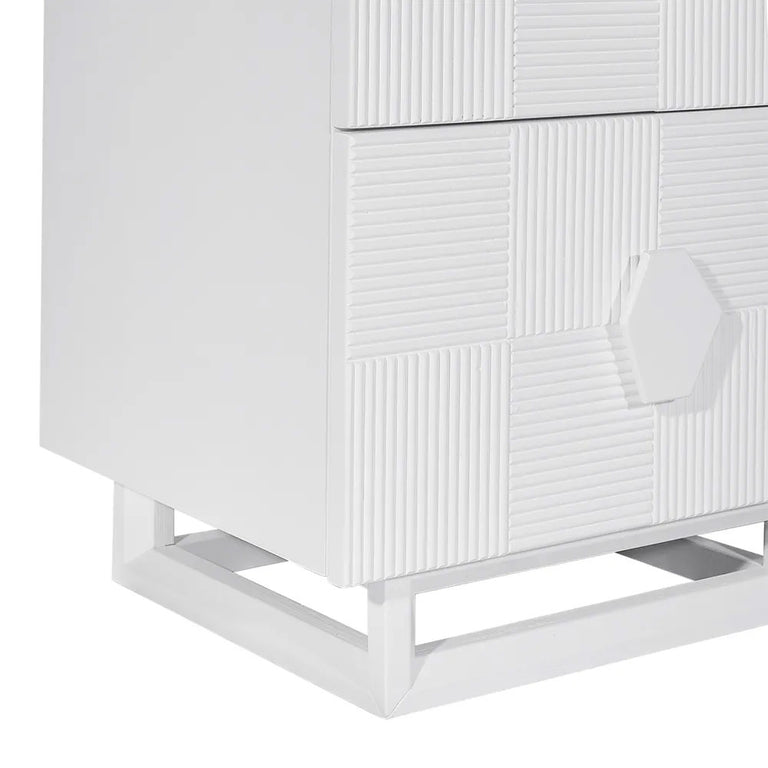 Alton Bedside Table Small White - 33278