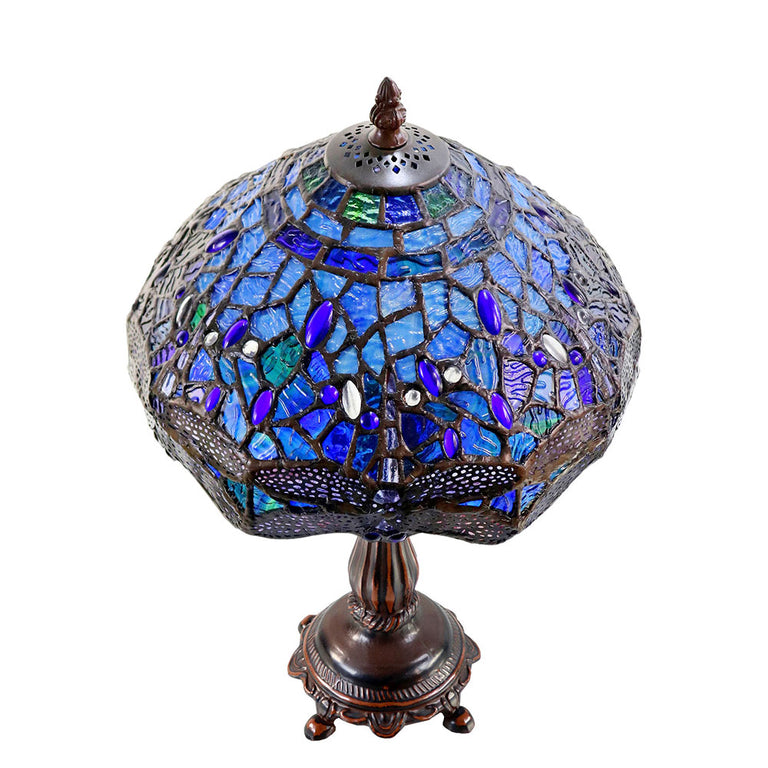 Dragonfly Tiffany Table Lamp Blue - TL-102793-615S