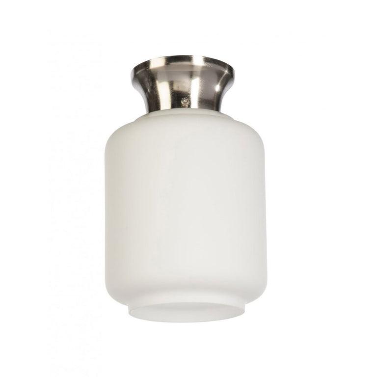 Anner 1 Light Batten Fix Satin Chrome / Opal - ANNER-B/FIX
