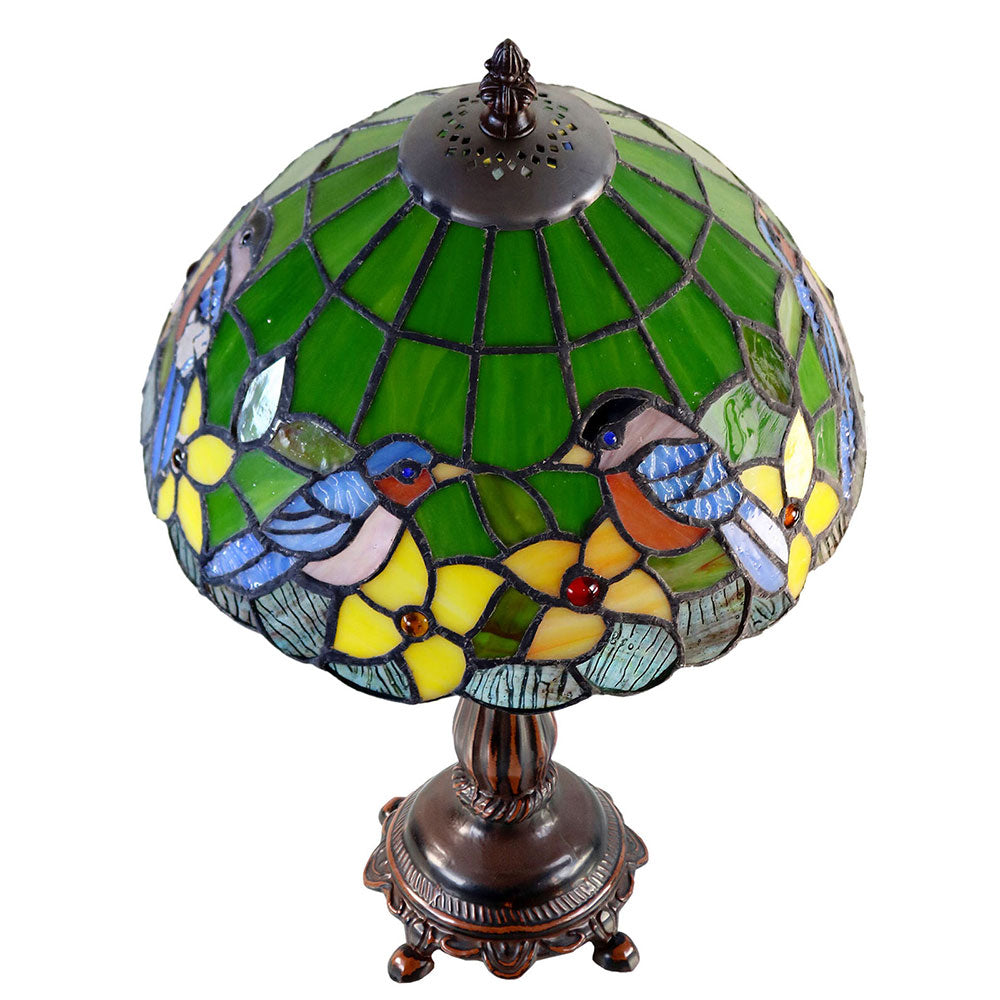 Elara Bluebird Tiffany Table Lamp Small - TL-102341-615S