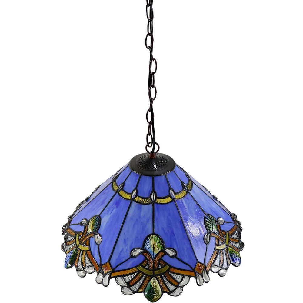 Benita Periwinkle Tiffany Hanging Pendant - HL-201072P-CD
