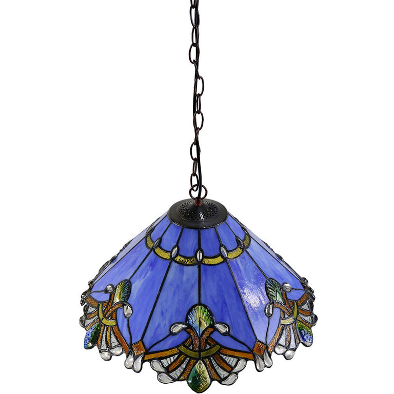 Benita Periwinkle Tiffany Hanging Pendant - HL-201072P-CD