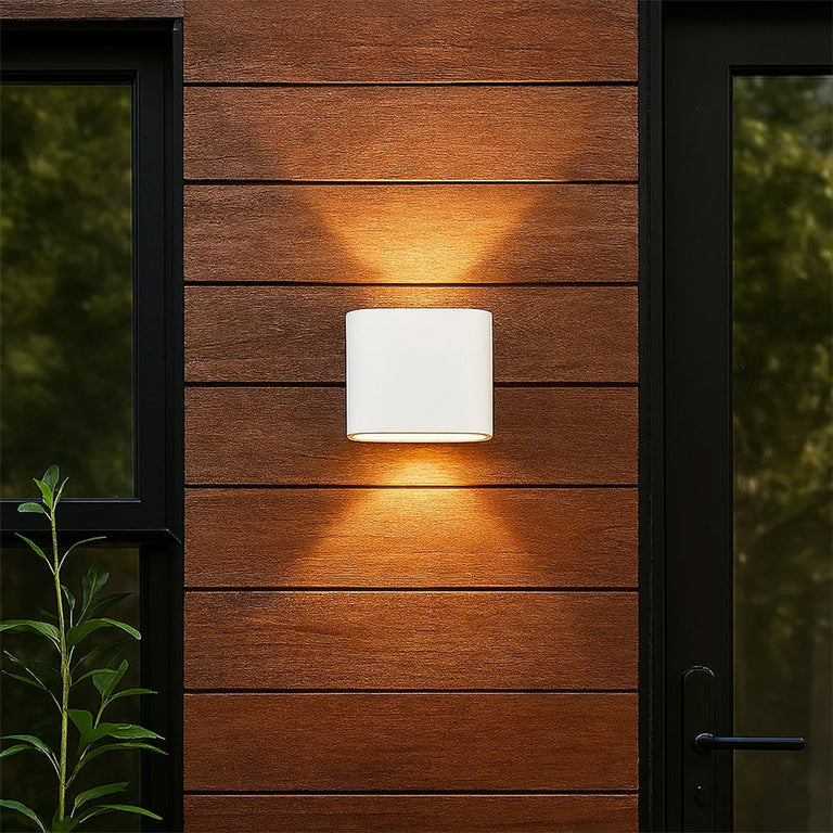 Elaro CCT LED Outdoor Wall Light Small White - LLOL032W