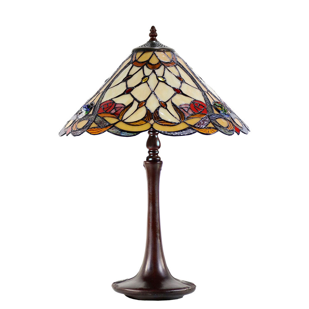 Paloma Tiffany Table Lamp Amber - TL-1611495A-N04