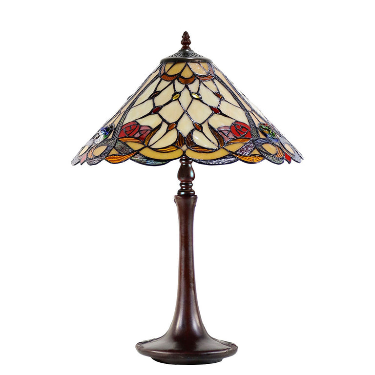 Paloma Tiffany Table Lamp Amber - TL-1611495A-N04