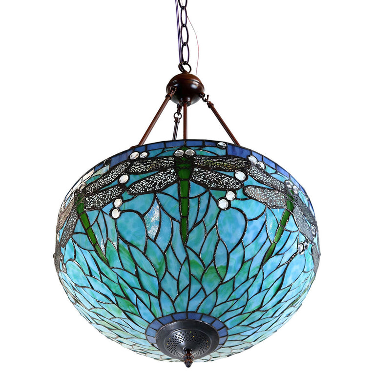 Sylvia Dragonfly Tiffany Pendant - TL-20595A-20CL
