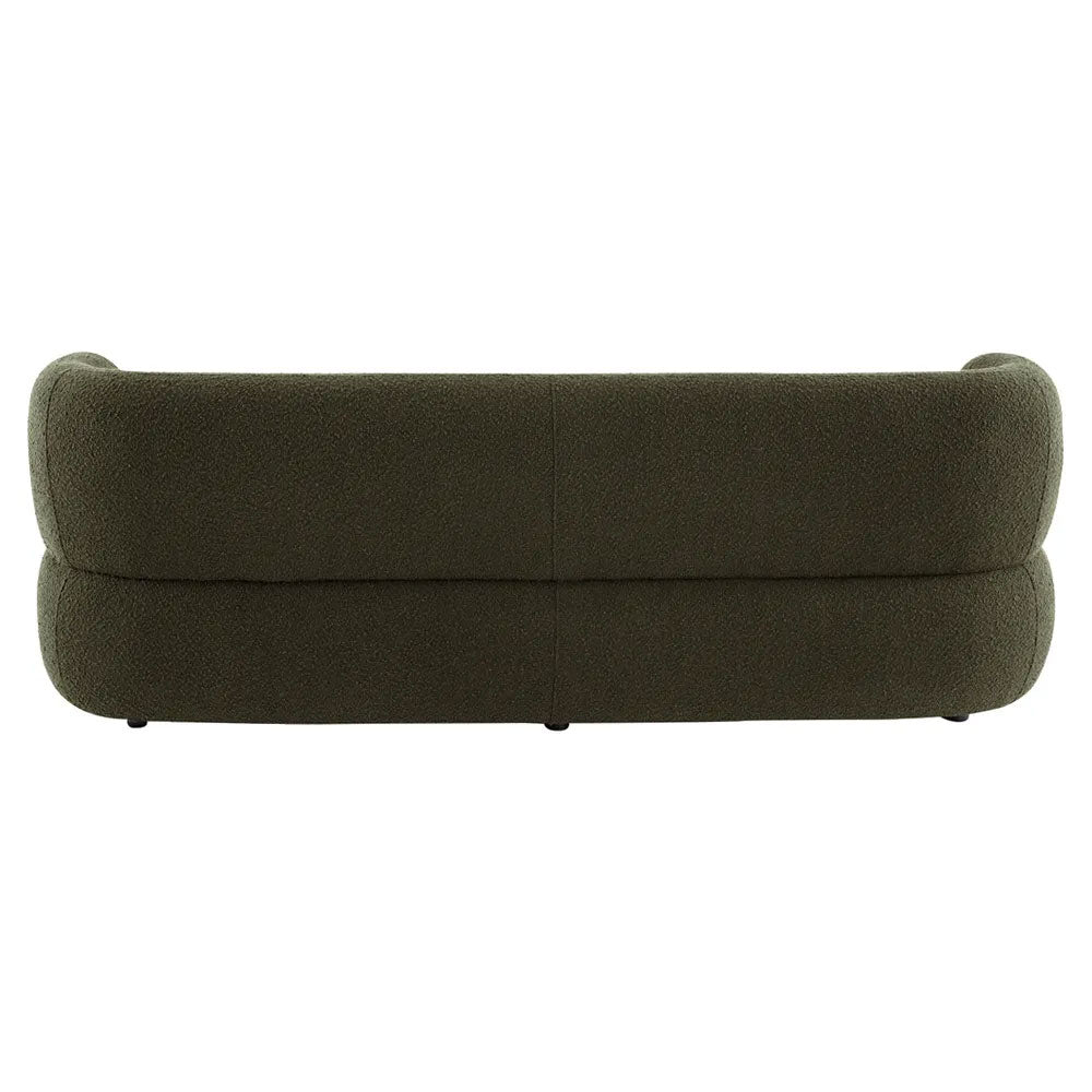 Greenwich 3 Seater Sofa Green Boucle - 33226