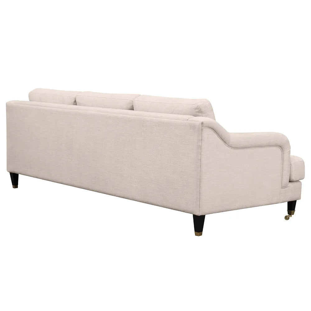 Aerin 3 Seater Sofa Natural Linen - 33081
