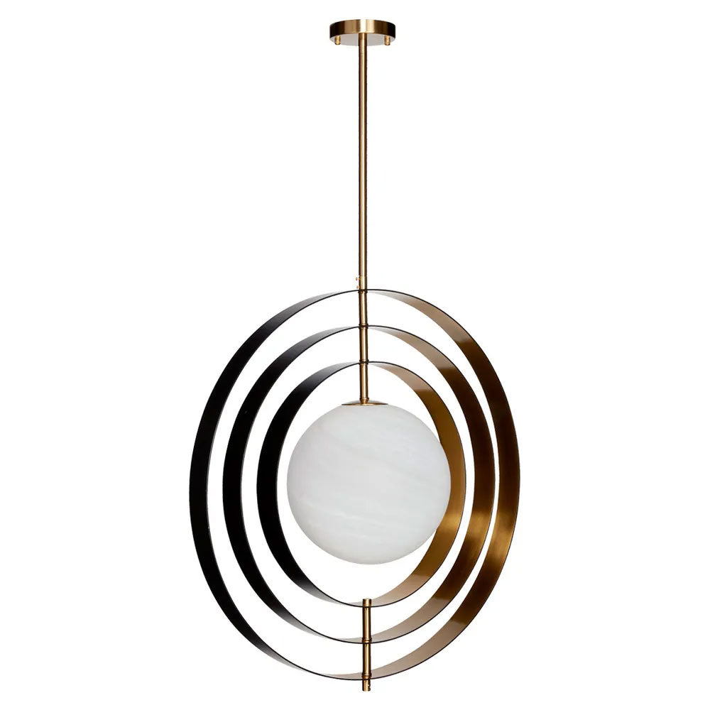 Brooks Pendant Brass / Black - 20856