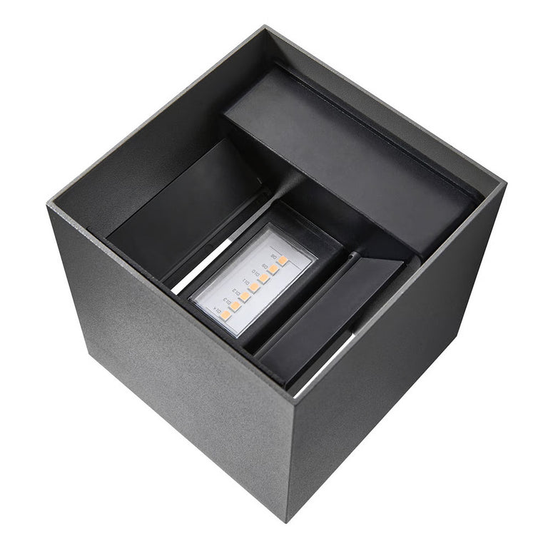 Milda Kubi LED Wall Light Anthracite - 2418331050