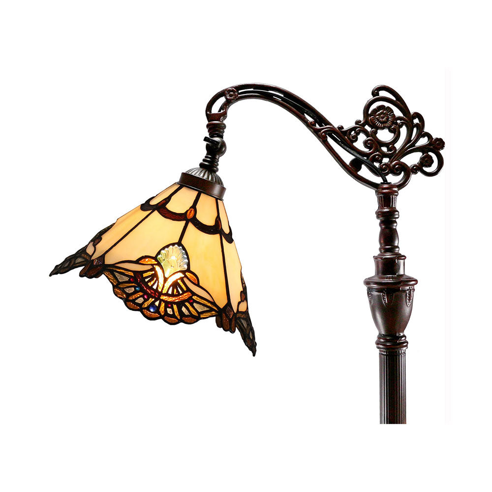 Benita Tiffany Floor Lamp Beige - TL-121072B-FLKG