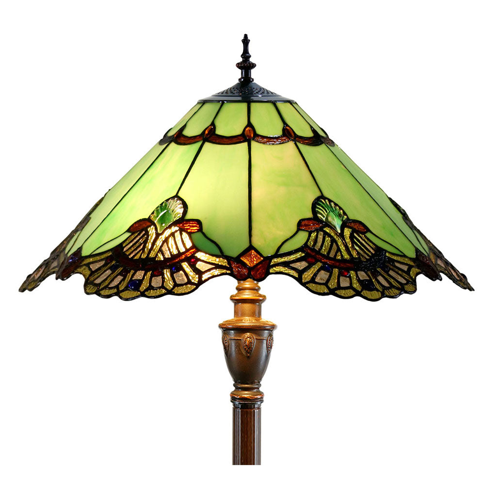 Benita Tiffany Floor Lamp Jade - TL-F201072I-KG