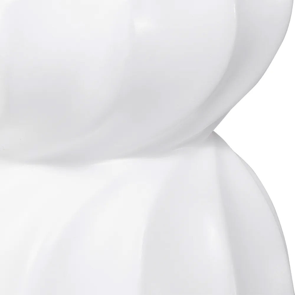 Swirl Concrete Stool White - 33125