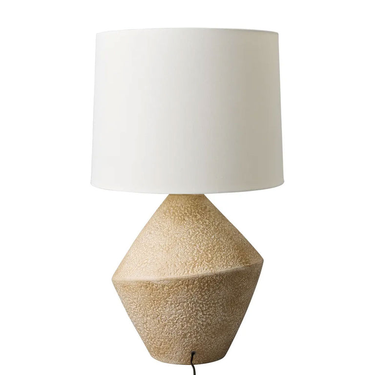 Cordoba Table Lamp Sand / White - 12463