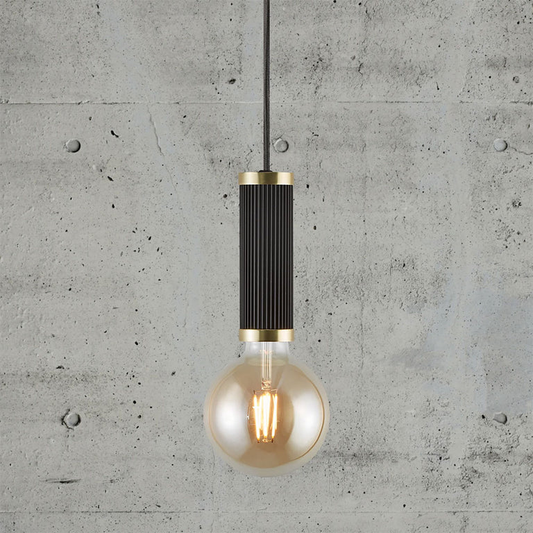 Galloway Pendant Kit Black / Brass - 2011053003