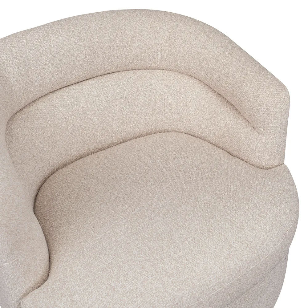 Holly Swivel Arm Chair Natural - 33196
