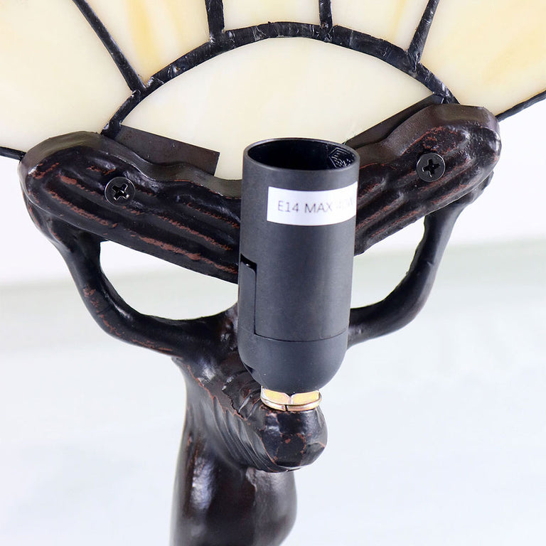 Florence Tiffany Fan Table Lamp - TL-OF76