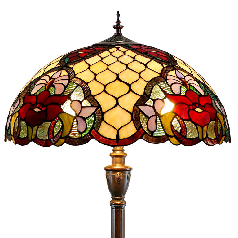Alicia Tiffany Floor Lamp - TL-F20053-KG
