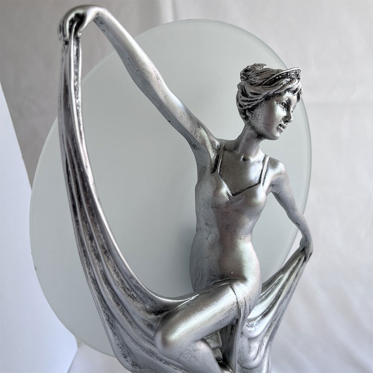 Art Deco Table Lamp Silver - TL-6U