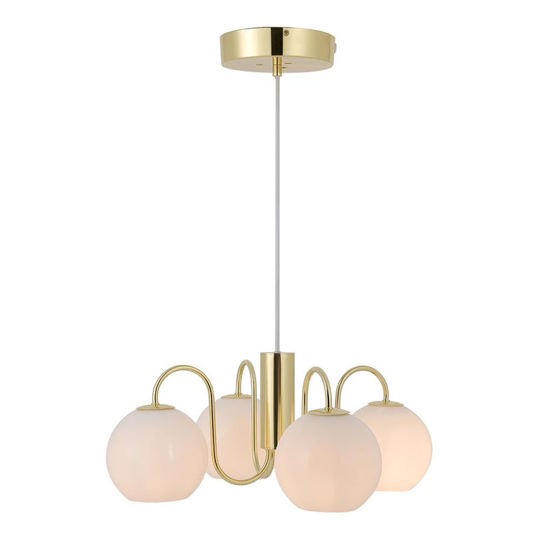 Franca 4 Light Pendant Brass - 2312543035