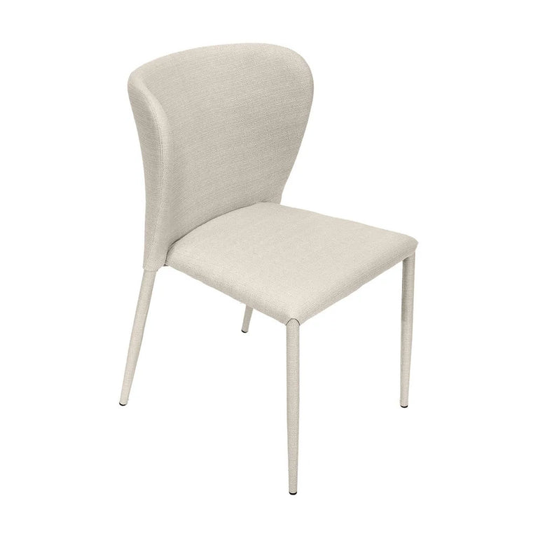 Foley Dining Chair Set Of 2 Natural With Fabric Legs - 33061