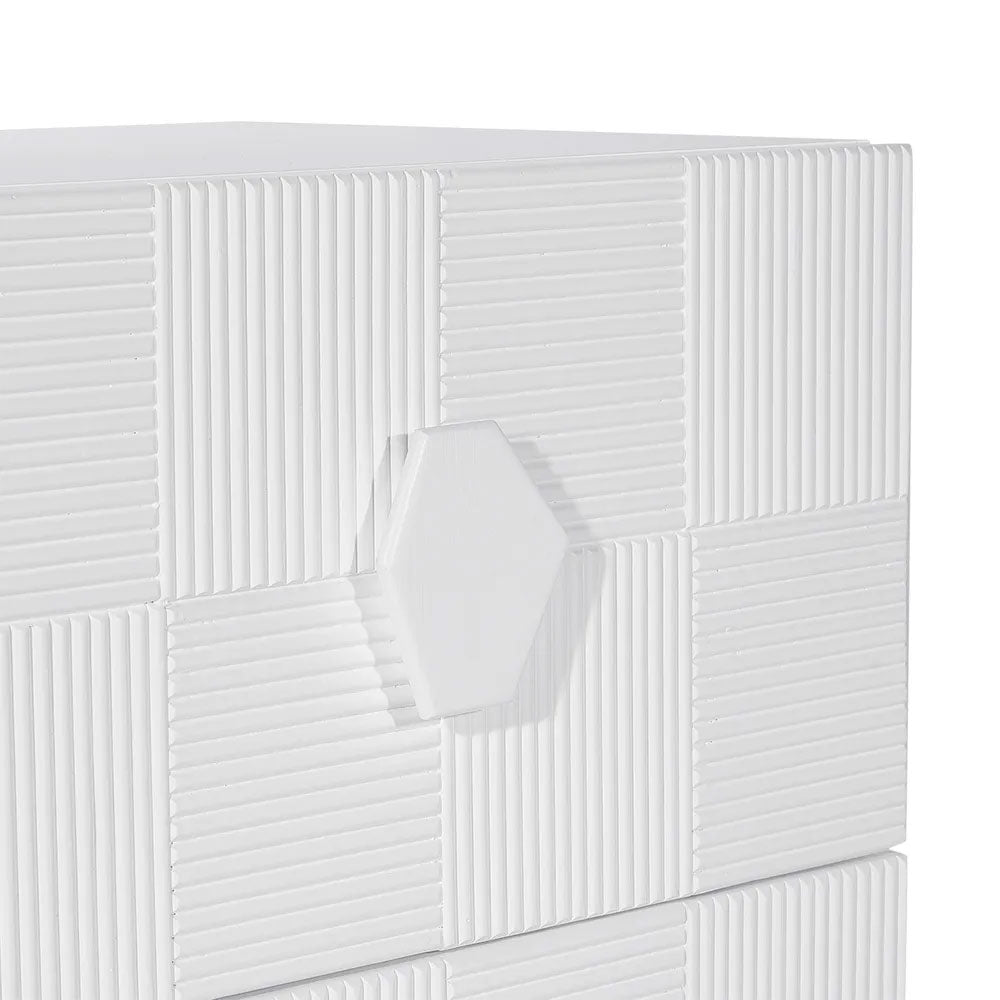 Alton Bedside Table Small White - 33278