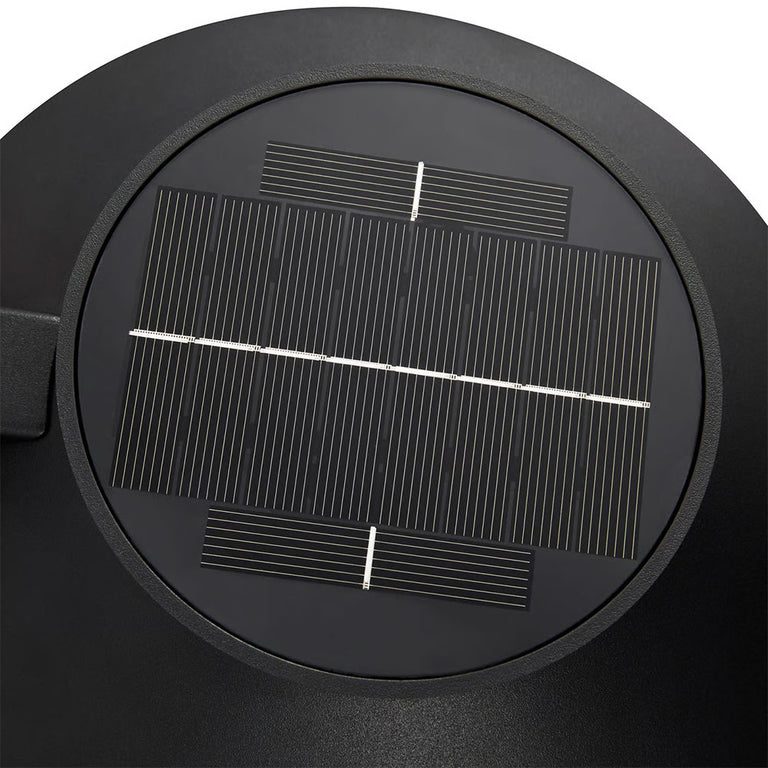 Justina LED Solar Wall Light With Motion Sensor Black - 2418071003