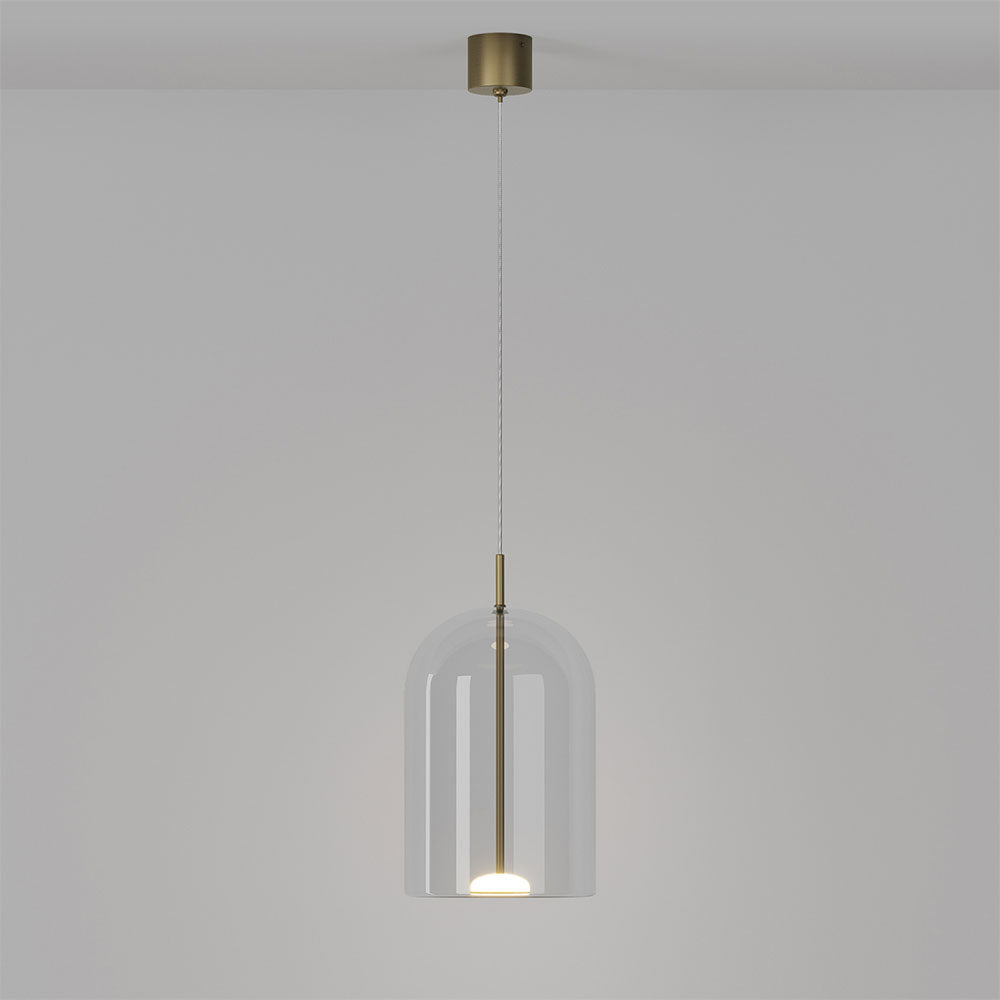 Elong Air LED Pendant Old Brass / Clear - LR.i02.80.CL.OB