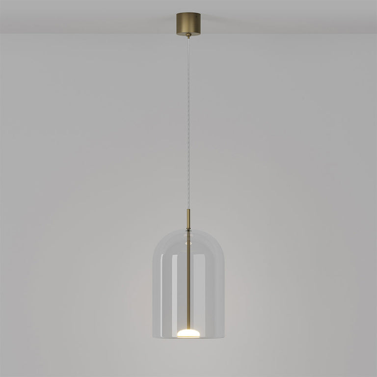 Elong Air LED Pendant Old Brass / Clear - LR.i02.80.CL.OB