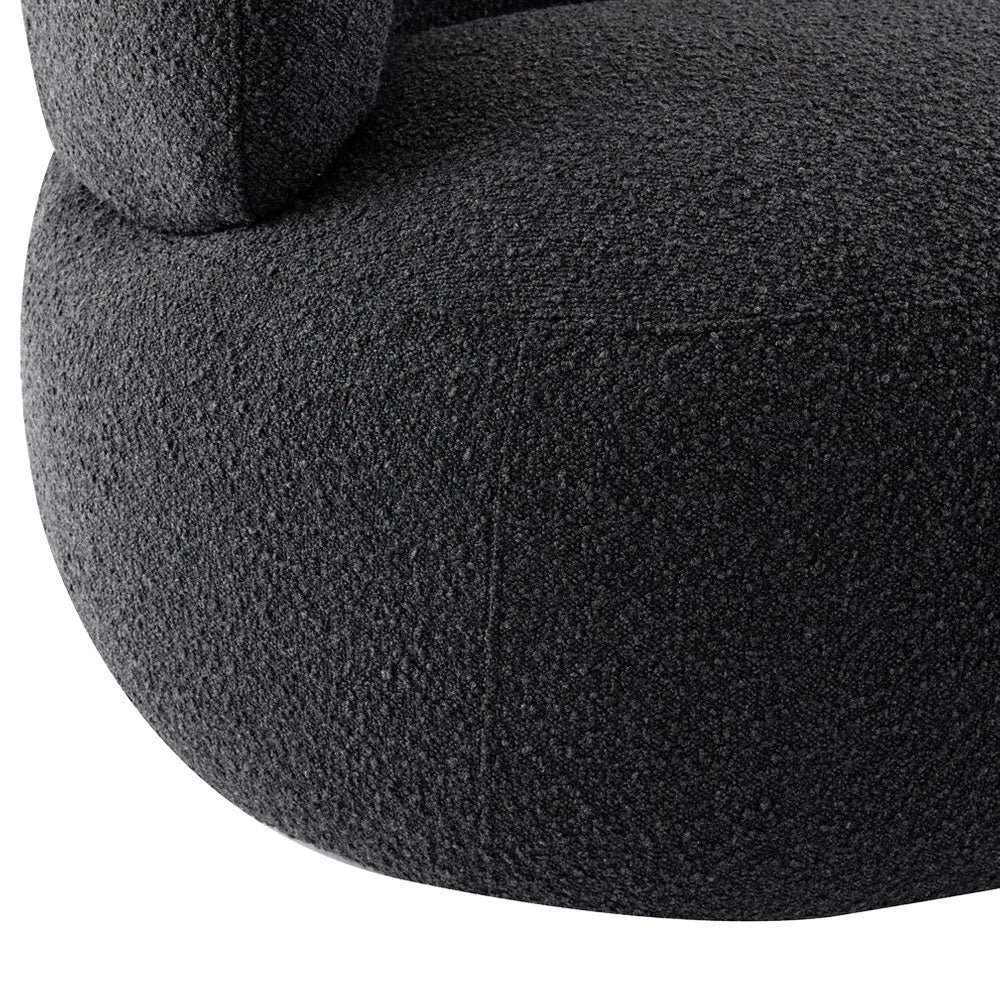Greenwich 3 Seater Sofa Black Onyx Boucle - 33225
