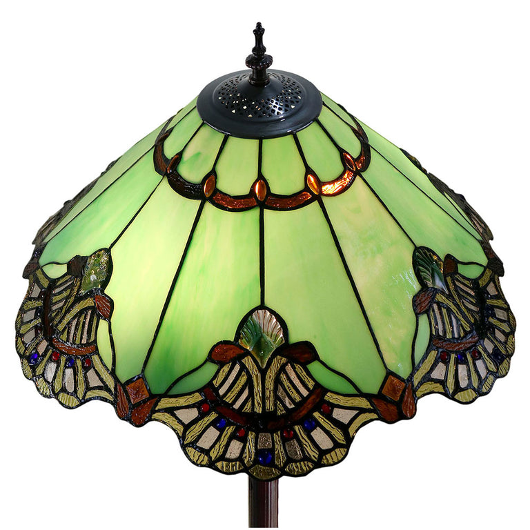 Benita Tiffany Floor Lamp Jade - TL-F201072I-KG