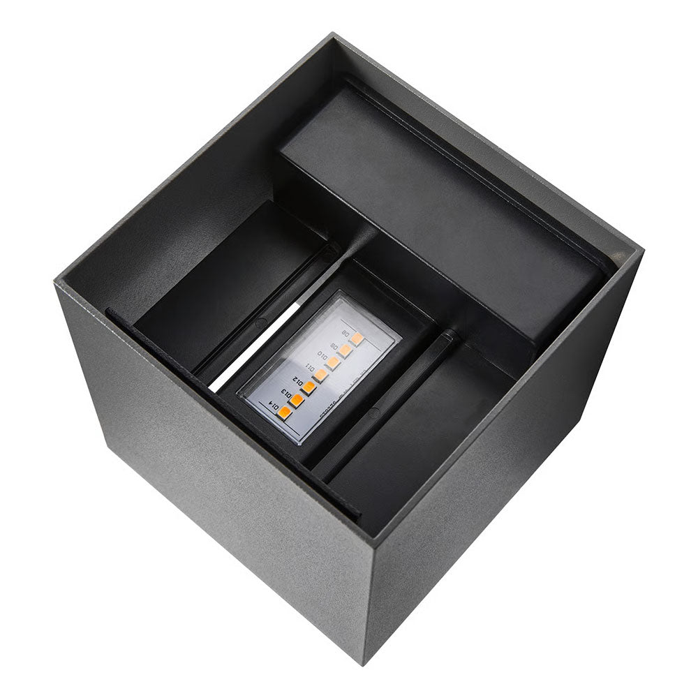 Milda Kubi LED Wall Light Anthracite - 2418331050